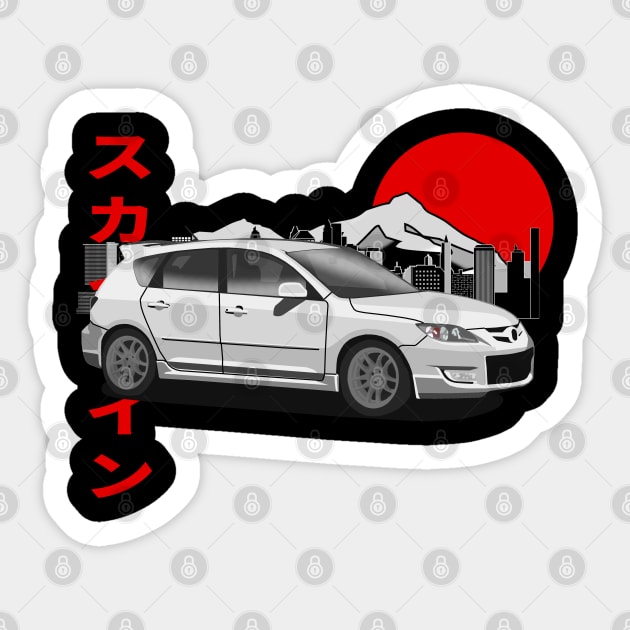 Mazda 3 JDM Style Sticker by Rebellion Store